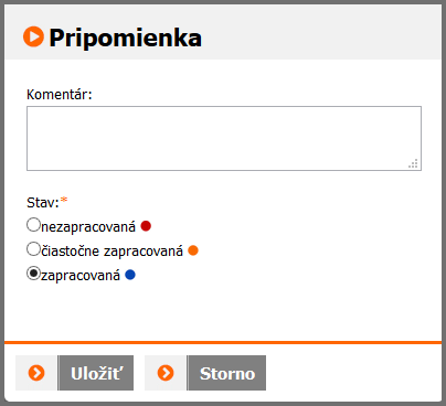 KK_Pripomienka_Formular